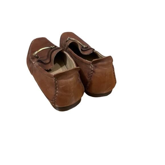 Steve Madden Mens Virage Loafer 10 Shoes Brown Leather chapmen Slip-On Horsebit - Picture 7 of 8